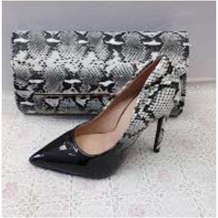Sexy Snake Pattern high heels shoes