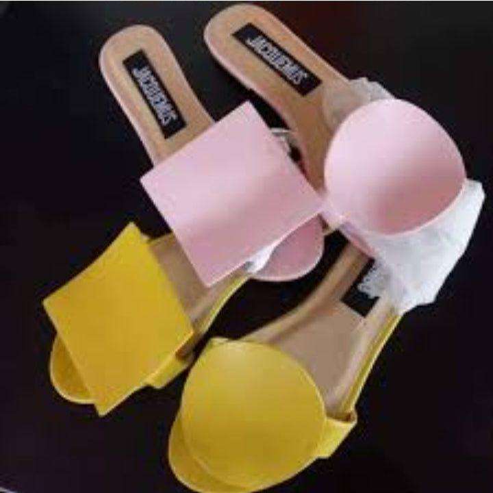 Sexy Square-Circle Design Decor Flip-Flop Shoe