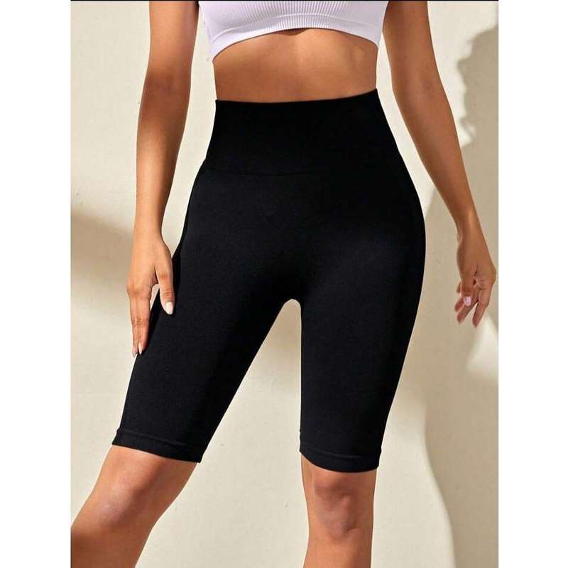 Short Cropped Outfits Spots Yoga Ladies Pants