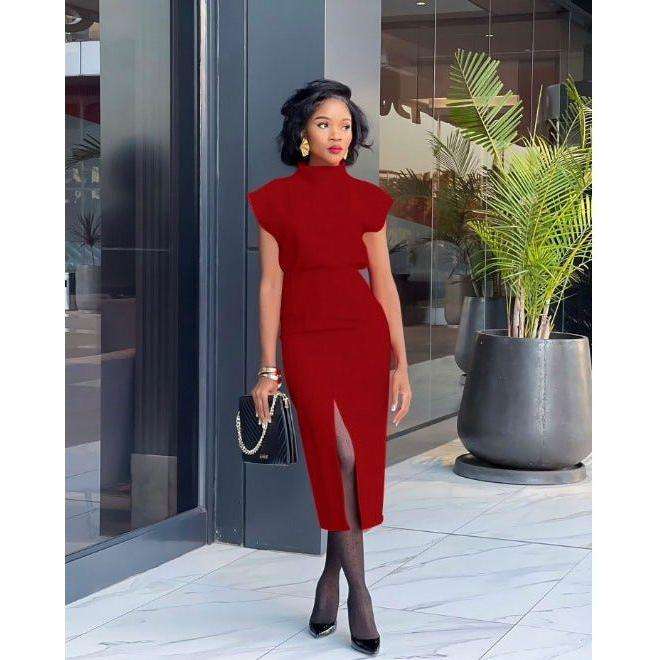 Short Sleeve Top & Bodycon Peplum Pencil Skirt Set