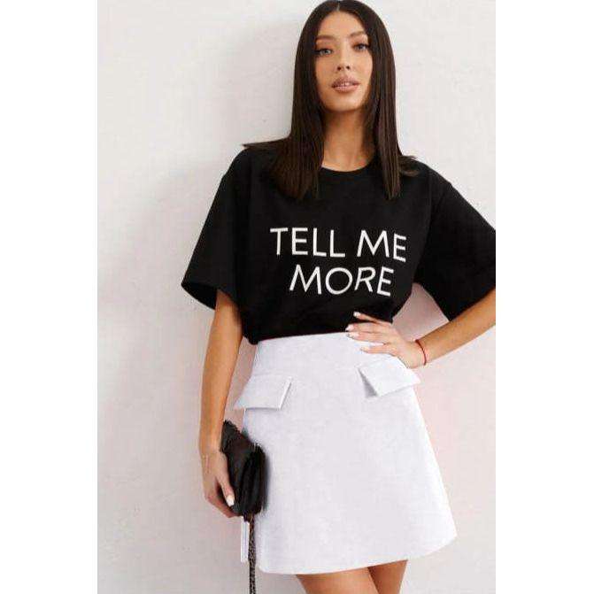 Women'S Split Hem Mini Skirt