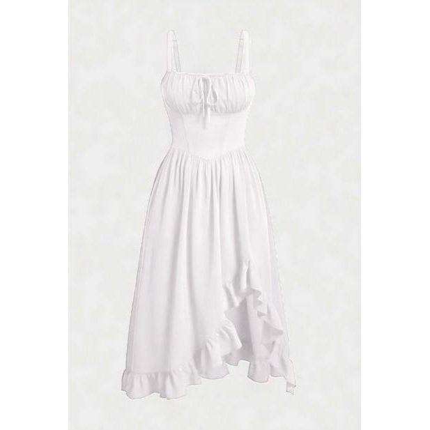 Detachable Skirt Hem Versatile Vintage Palace Style Dress