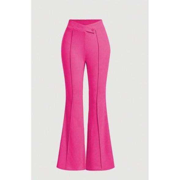 High Waist Flare Leg Pants