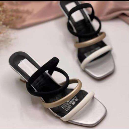 Strappy Open Toe Short Pointy Heels
