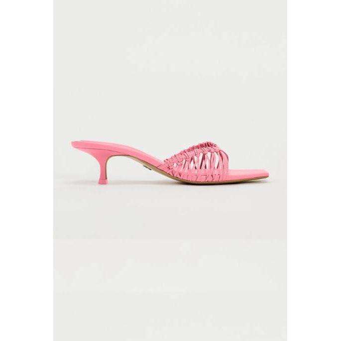 Rhinestone Short Heel Shoes