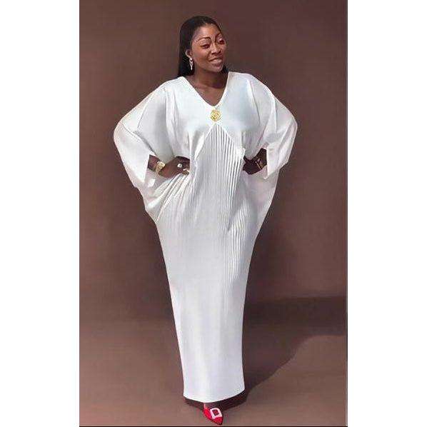 African Boubou Robe Ankara Dashiki Loose Maxi Dress
