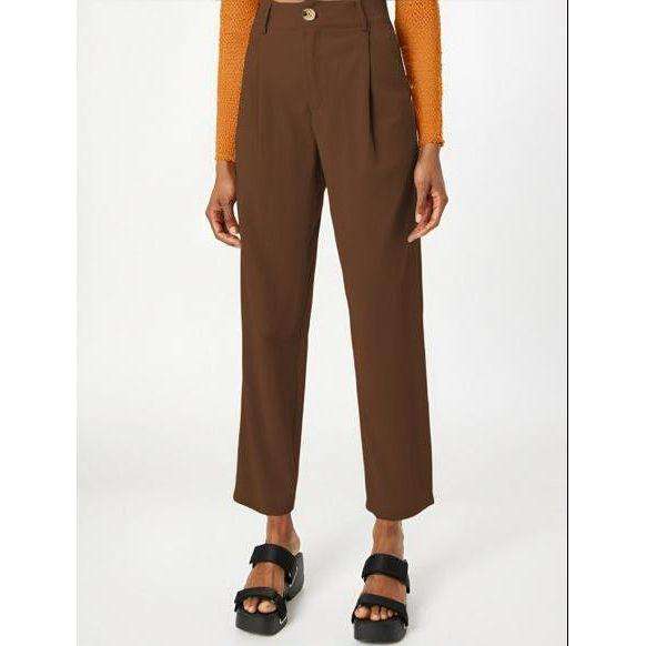 Elegant Straight-Leg Pants with Pockets