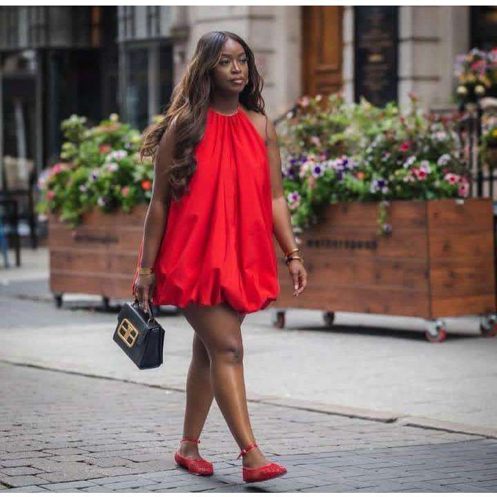 Sleeveless Chiffon Balloon Bubble Dress