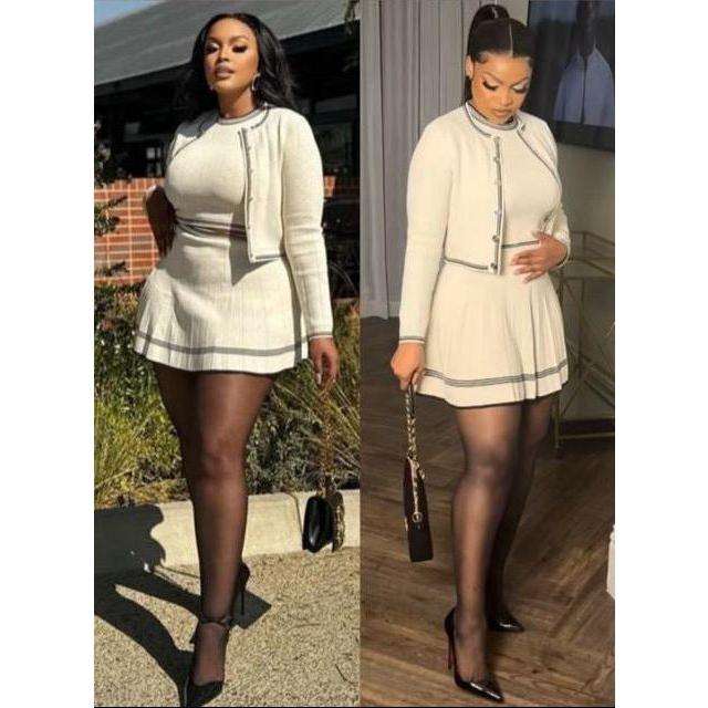Elegant Knitted 3 Piece Set