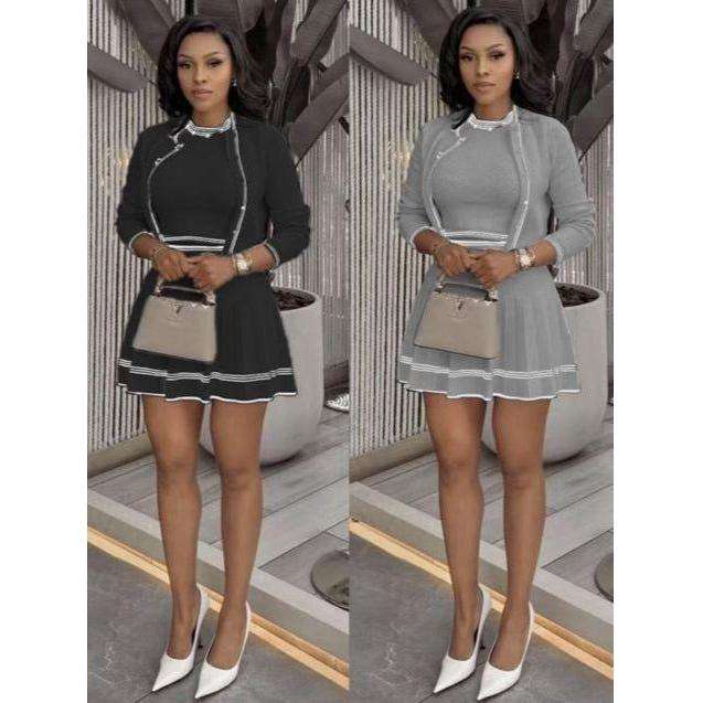 Elegant Knitted 3 Piece Set