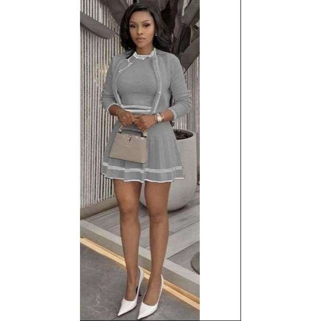 Elegant Knitted 3 Piece Set