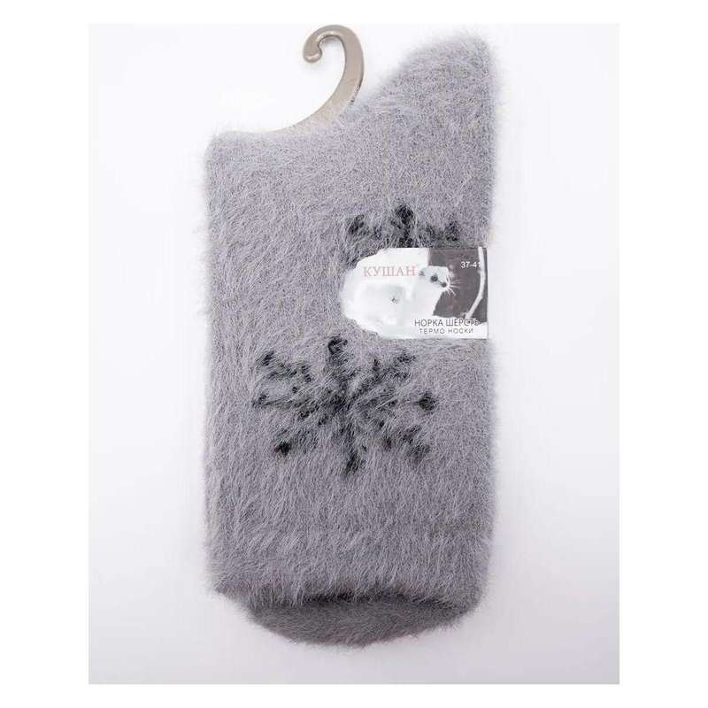 Women's High Socks with Print Warm Soft Wool