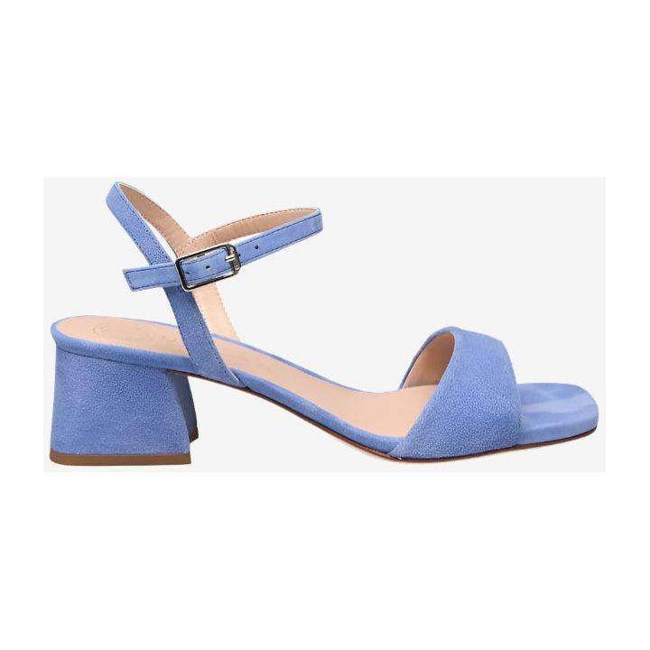 Ankle Strap Block Heel Shoe