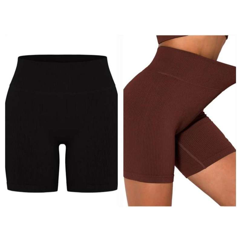Solid Color Athletic Shorts Tights Legging