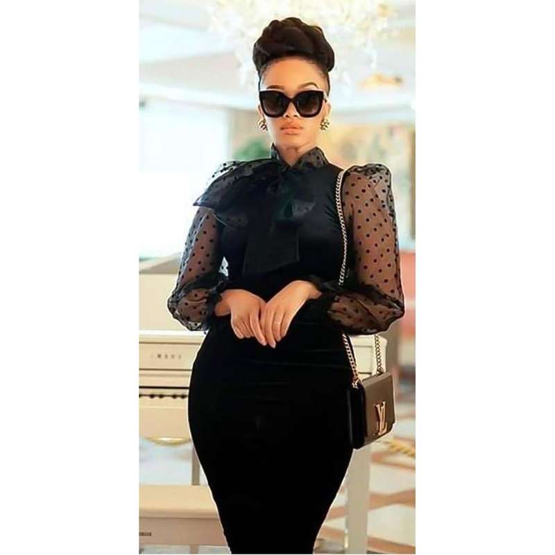 Black Formal Bodycon Dress