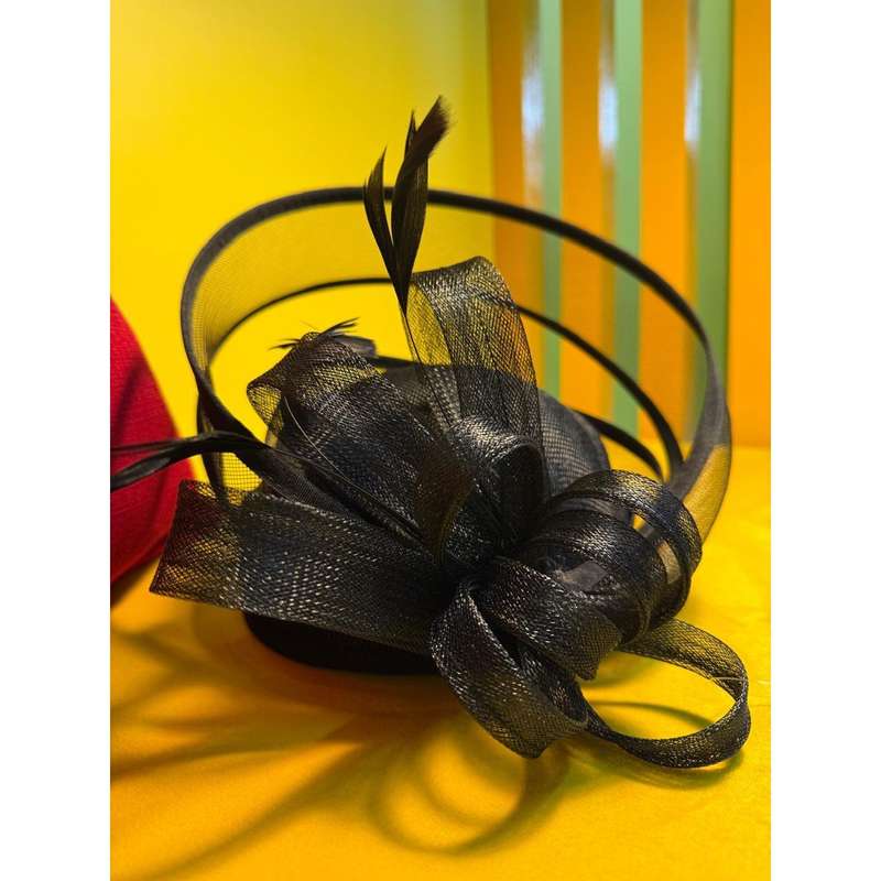 High-quality fascinator Vintage Elegant Net Derby Hat