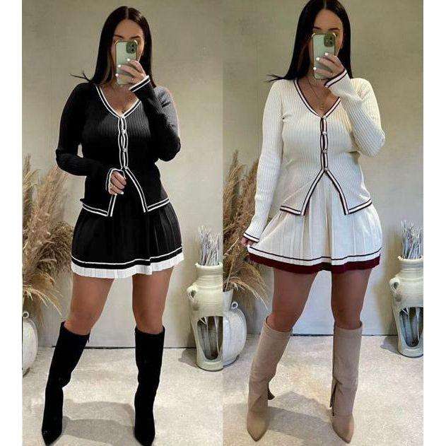 Elegant Knitted 2 Piece Set