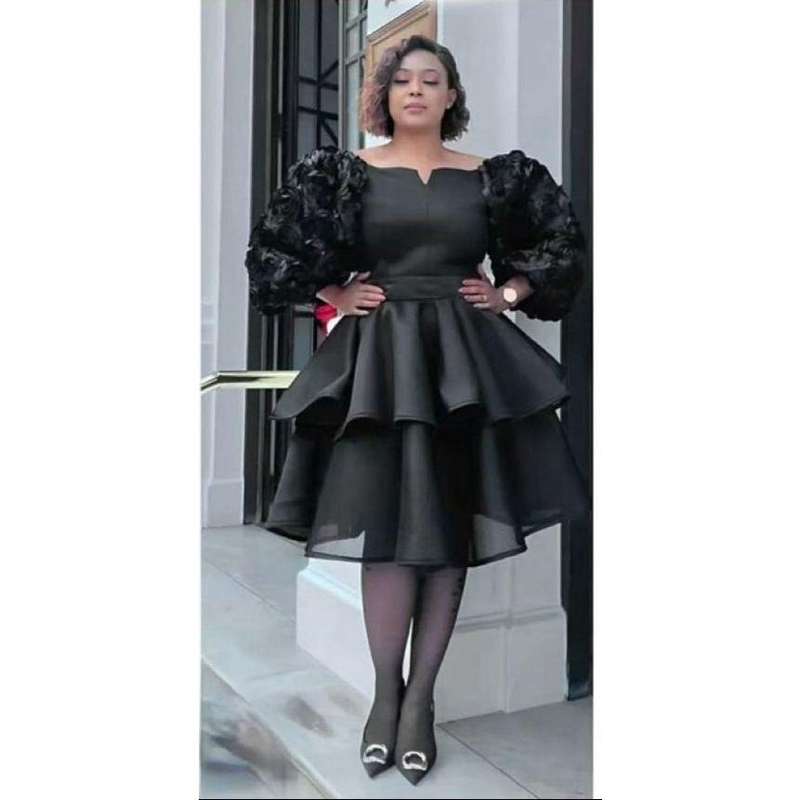 Vintage Flower Sleeves Midi Dress