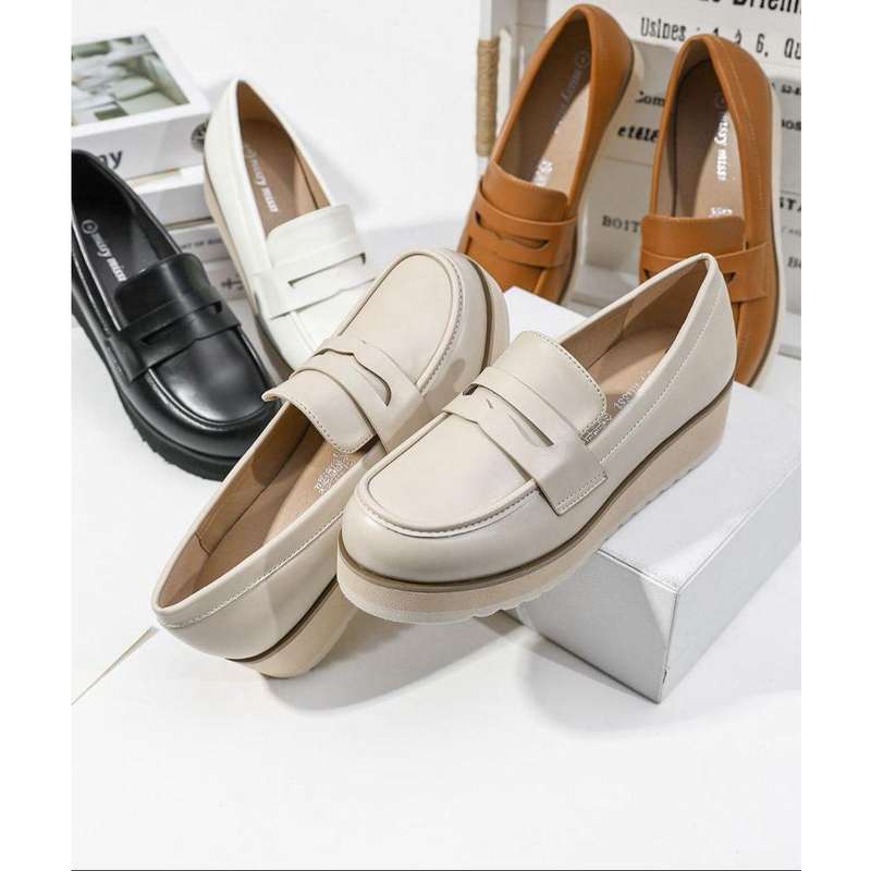 Chunky Casual Fashion Loafer Shoes.