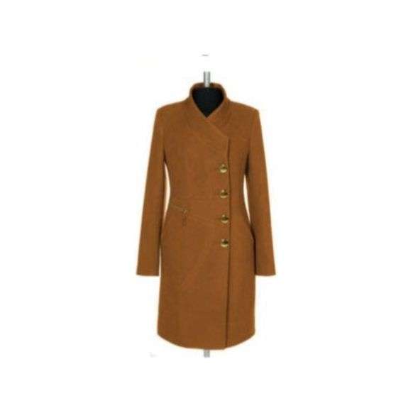 Casual Vacation Short Stand Collar Wool Blend Fitted Jacket