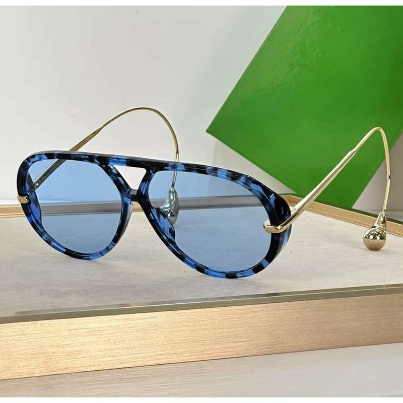 Double Bridge Luxury Brand Designer Oversized Pilot Sunglasses