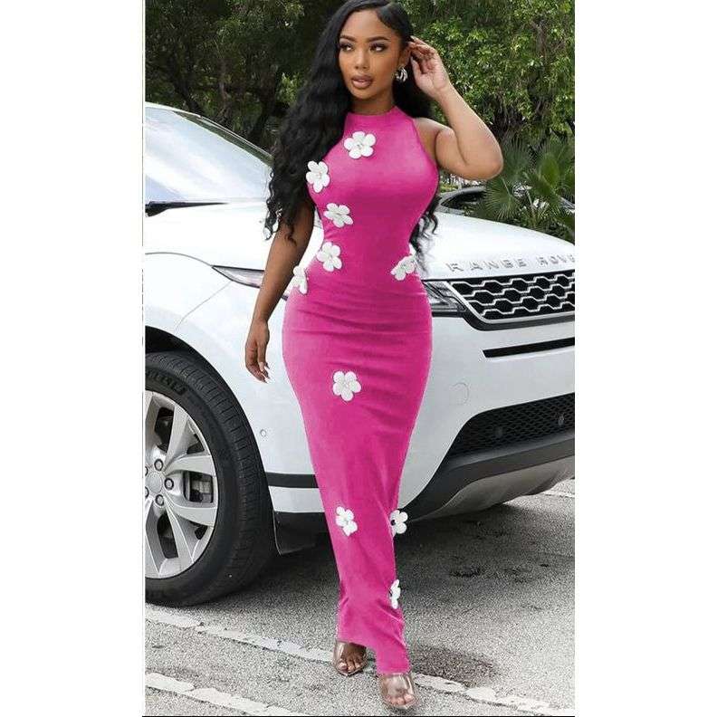 Bodycon Sleeveless Mermaid Sexy Maxi Dress