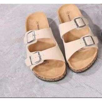 Ladies Double Pointed Buckle Sandal