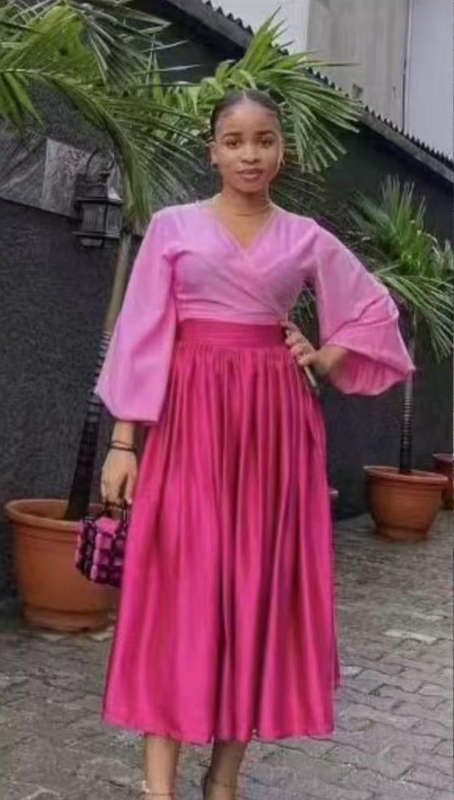 Stylish Pleated Maxi Skirt