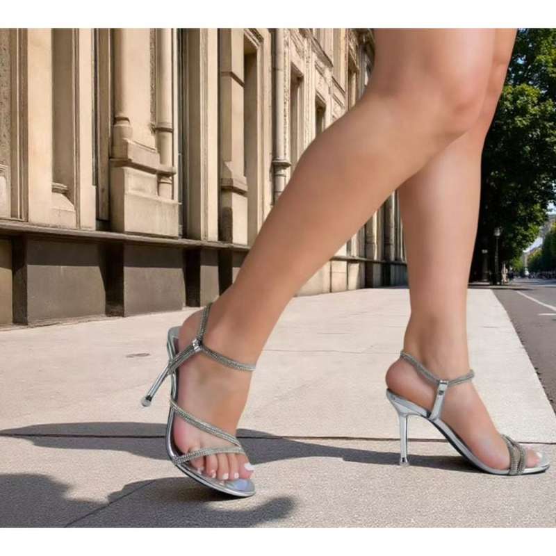 Strass Women High Heel sandals