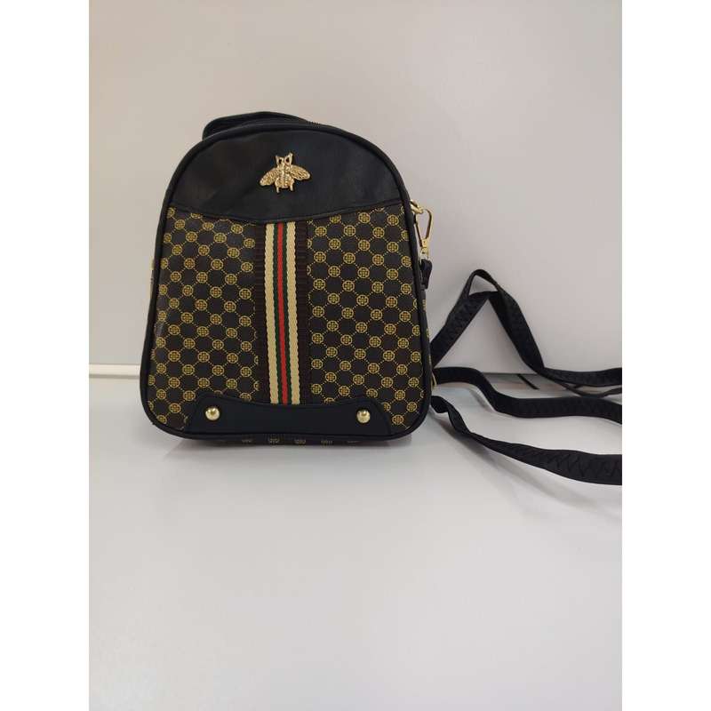 Bee Decor Geo Pattern Backpack