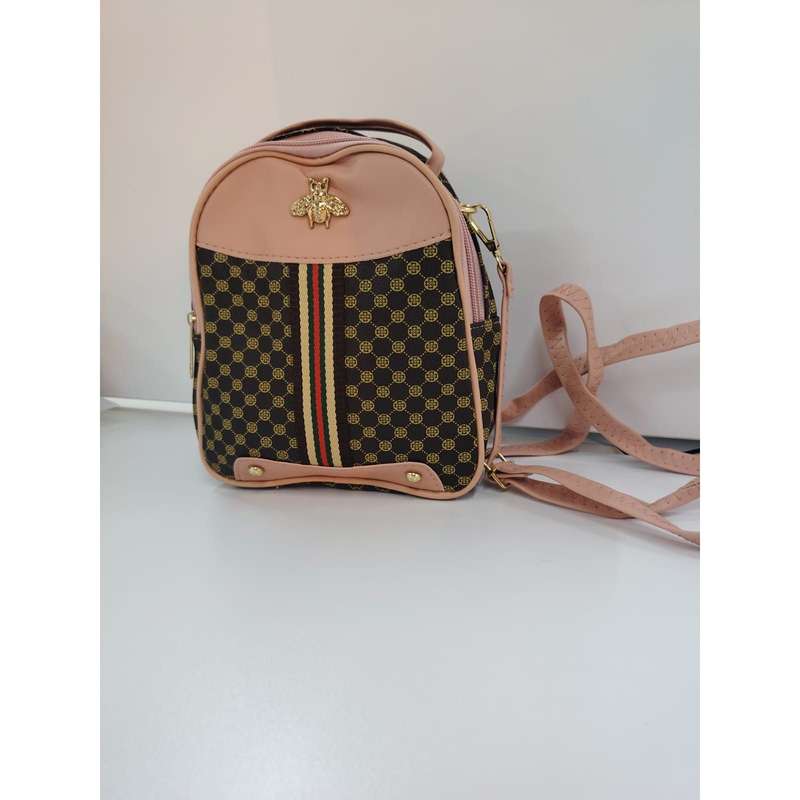Bee Decor Geo Pattern Backpack