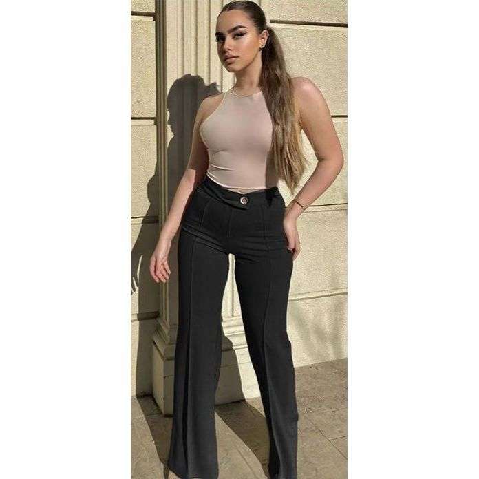 High waisted Tight Formal wear Pants