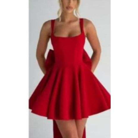 Backless Big Boobs Birthday Mini Dress
