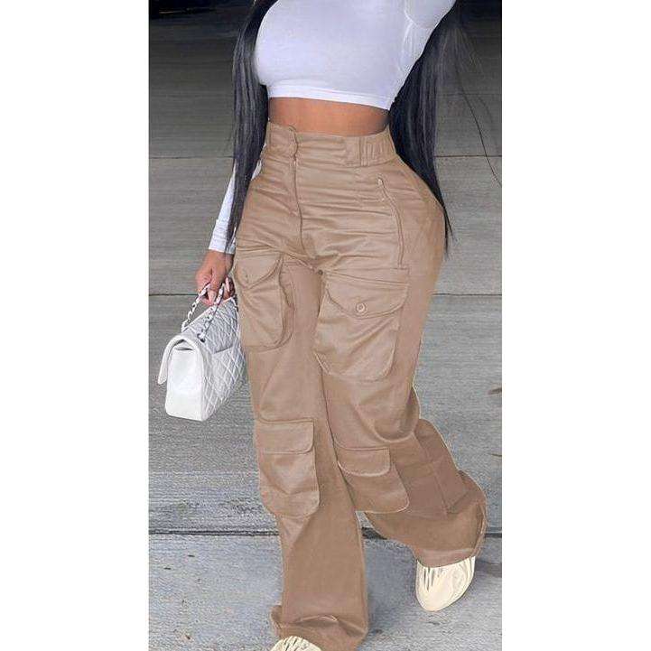 Multi-Pocket Workwear Pants.