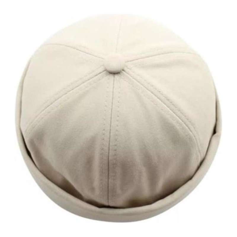 Unisex Solid Color Flat-Top Hat.