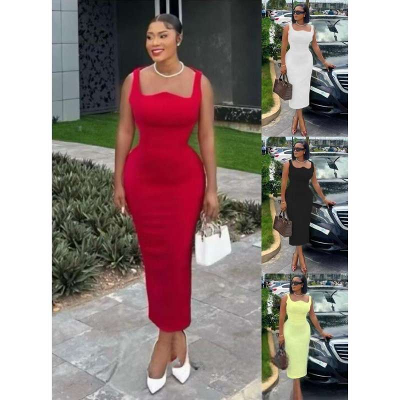 Sleeveless Bandage Bodycon Elegant Dress