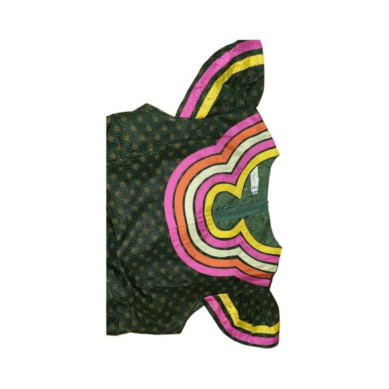 African V-neck Short Sleeve Traditional Dress