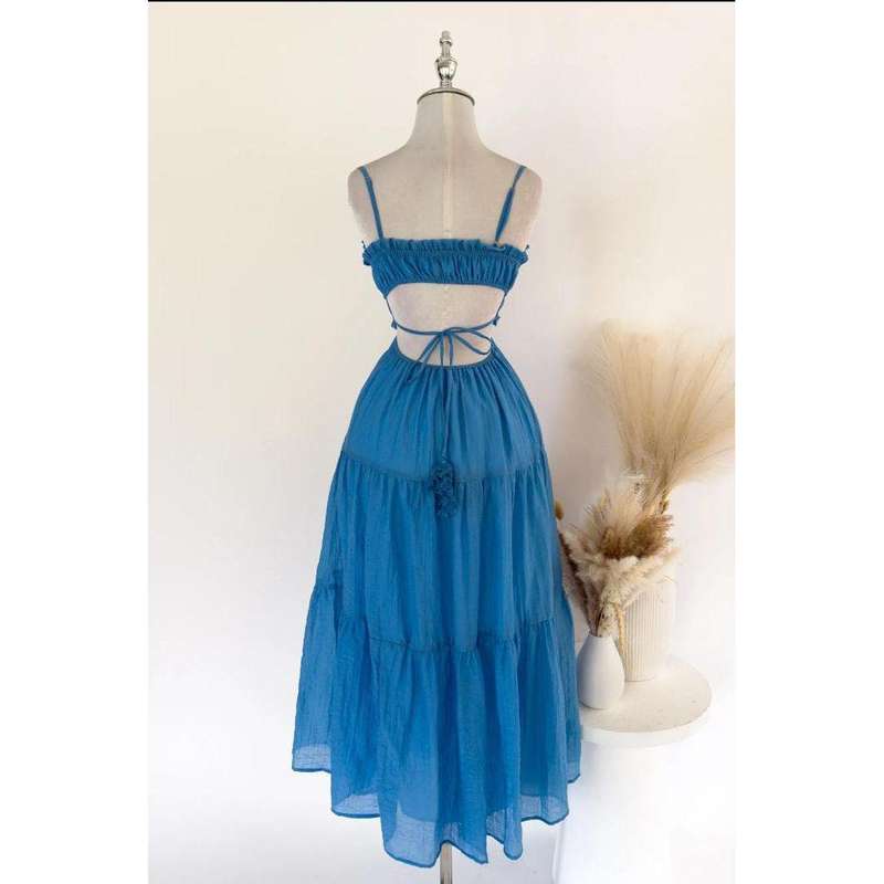 Sleeveless Backless Dress