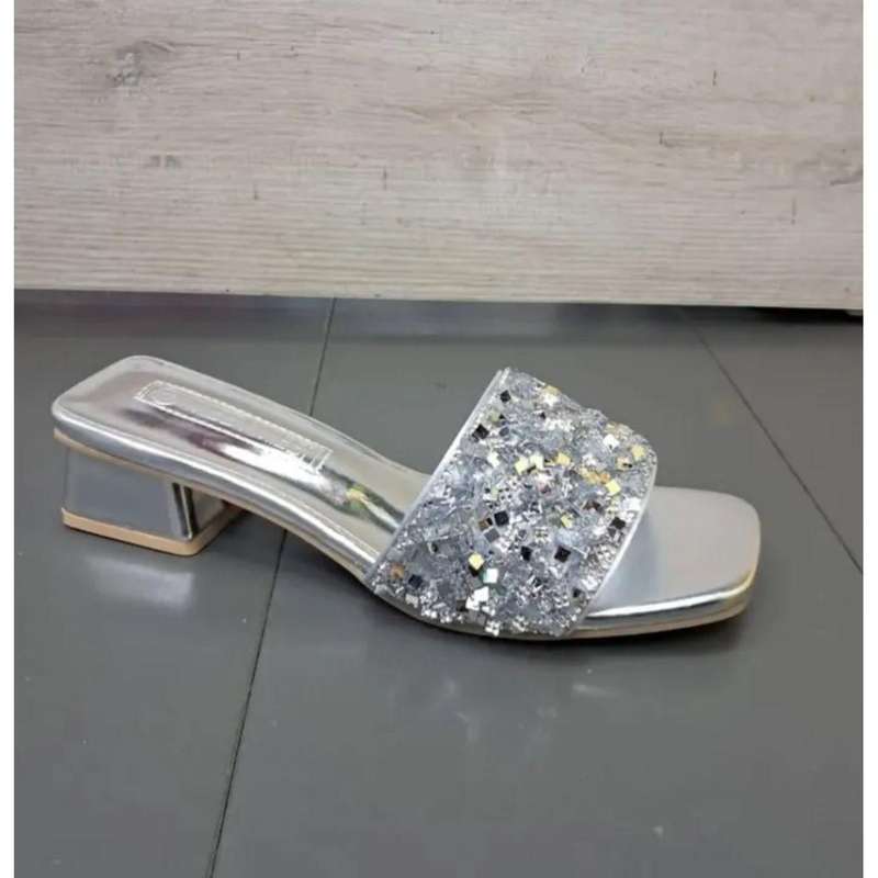 High Heel Sandals With Sparkling Sequins Shoes