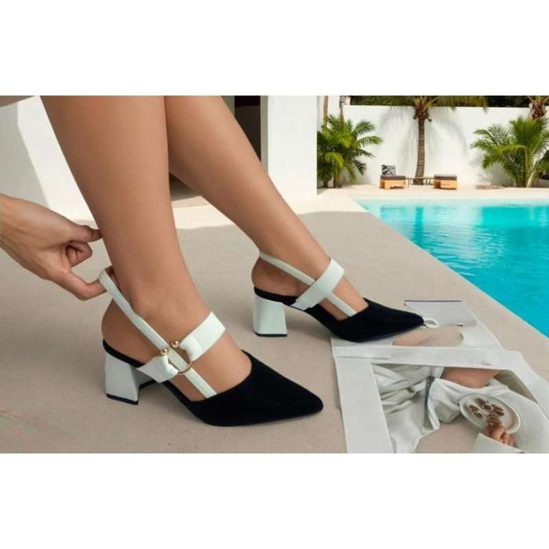 Chalk Yvette Mary Jane Slingback Pumps
