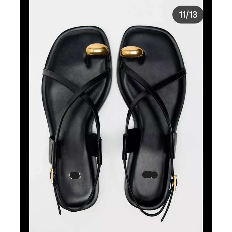 Women's Strappy Flat Slide Sandals