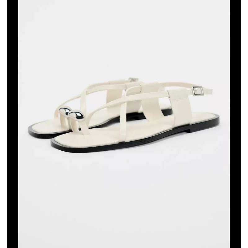 Women's Strappy Flat Slide Sandals