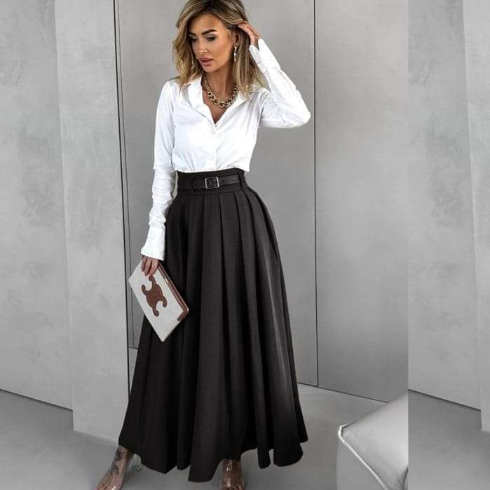 High Waisted  Umbrella Skirt.