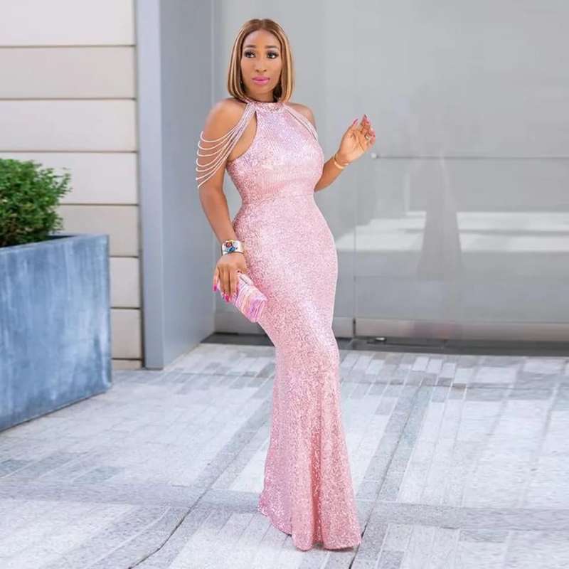 Sequin Long Party Dress