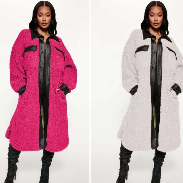 Vintage Woolen Buttoned Coat