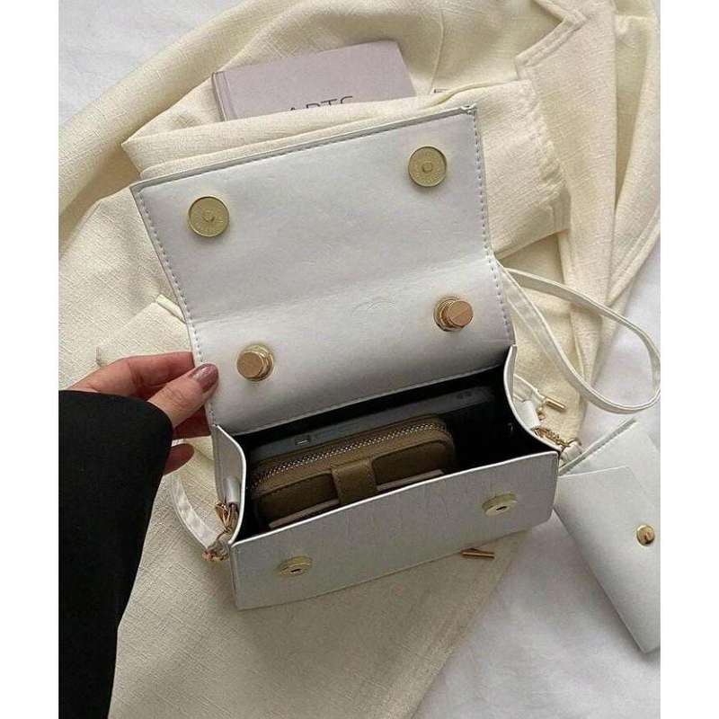 Portable Crossbody Flap Handbag