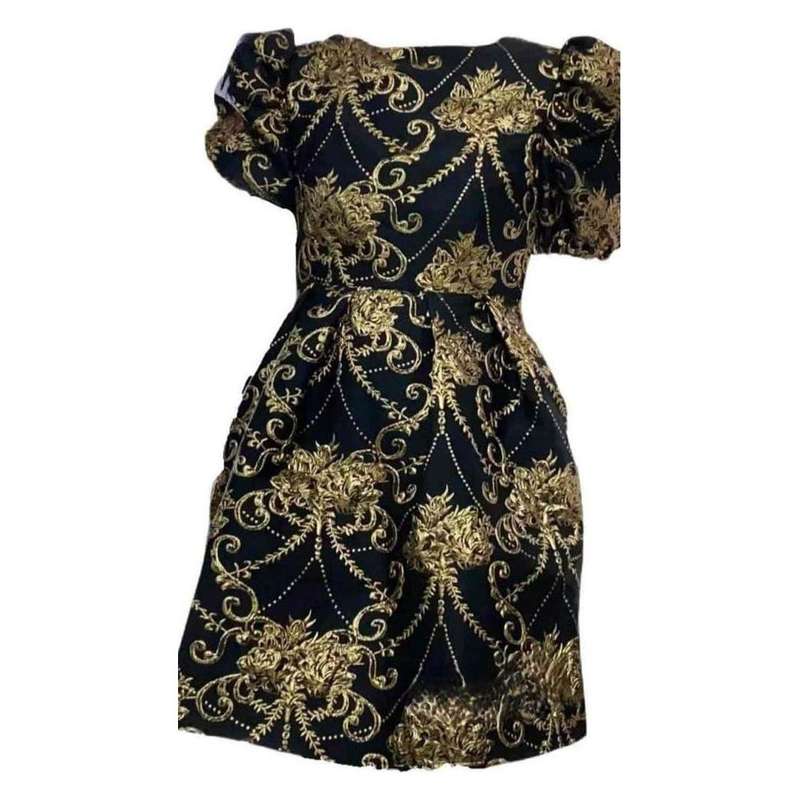 Round Neck Short Sleeve Dress