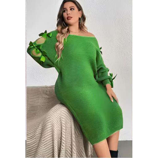 Long Sleeve Off Shoulder Dress