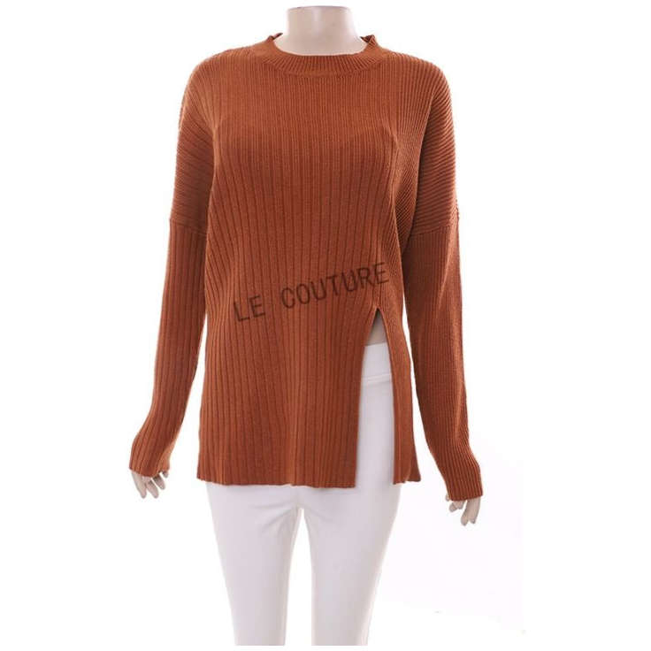 Long Sleeve Side Slit Top