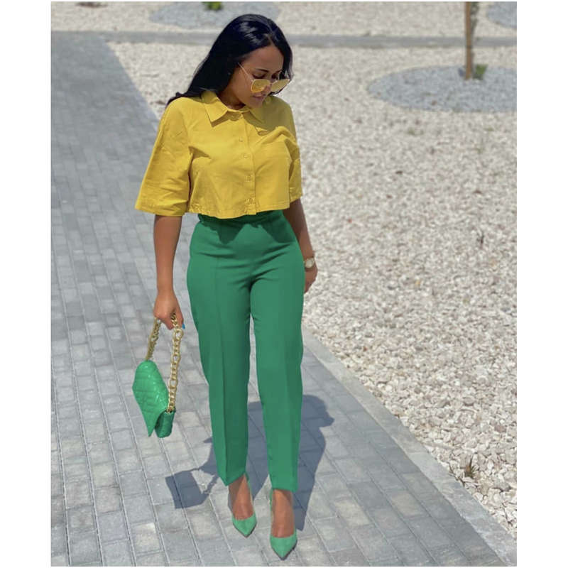 High Waisted skinny formal pants